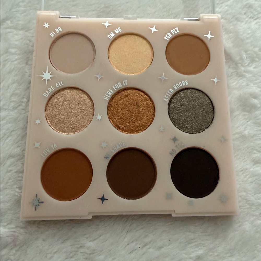 Colourpop Send Nudes 9 pan palette NEW, No Box. **